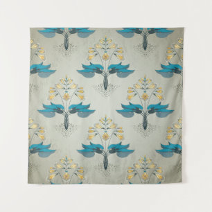 Tenture Arrière - plan vintage sans couture. Modèle floral