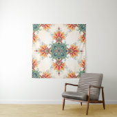 Tenture arrière - plan vintage sans soudure. Belle fleur (En situation (horizontale))