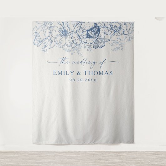 Tenture Arrière-plans Mariages floraux de la Chinoiserie (Devant)