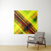 Tenture art abstract geometric diagonal pattern background (En situation (horizontale))