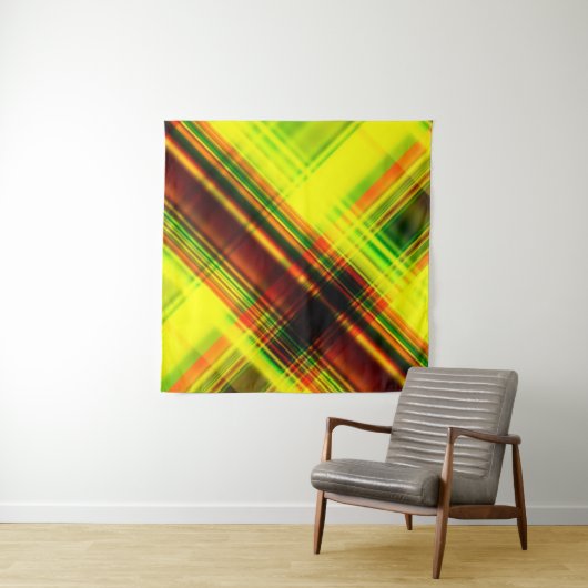 Tenture art abstract geometric diagonal pattern background (En situation (horizontale))