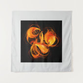 Tenture Art Abstrait Fireball (Devant (Horizontal))