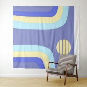 Tenture art abstrait moderne (En situation (horizontale))