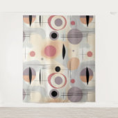 Tenture Art abstrait moderne du milieu du siècle (Devant)