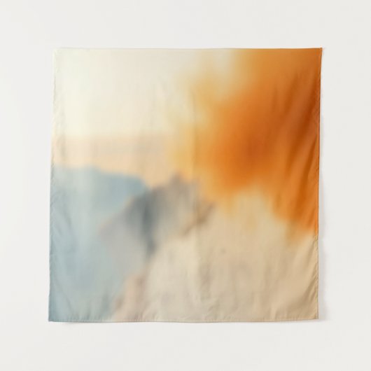 Tenture Art Abstrait Neutre Chaud Flou (Devant)