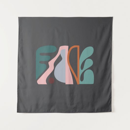 Tenture Art Abstrait un (Devant)