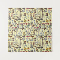 Art botanique cottagecore vintage de champignons f