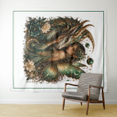 Tenture Art de fée dragon mystique (En situation (horizontale))