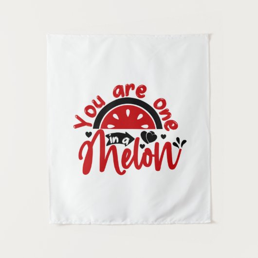 Tenture Art de la Saint-Valentin Vous êtes un dans un melo (Devant)