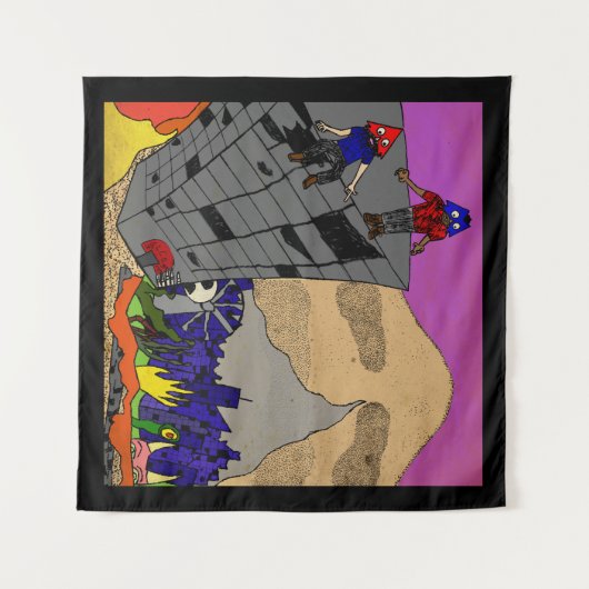 Tenture Art de l'album ATARI+MARI, sans titre (Devant (Horizontal))