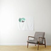 Tenture art de l'arbre vert scandinave simple moderne ment (En situation (horizontale))