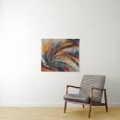 Tenture Art de l'expressionnisme Abstrait de flamme dynami (En situation (horizontale))