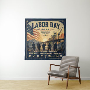 Tenture Art de tribut vintage américain pour la fête du Tr