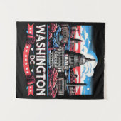 Tenture Art de Washington DC Skyline (Devant (Horizontal))