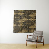 Tenture Art Déco Black Gold Elegance (En situation (horizontale))