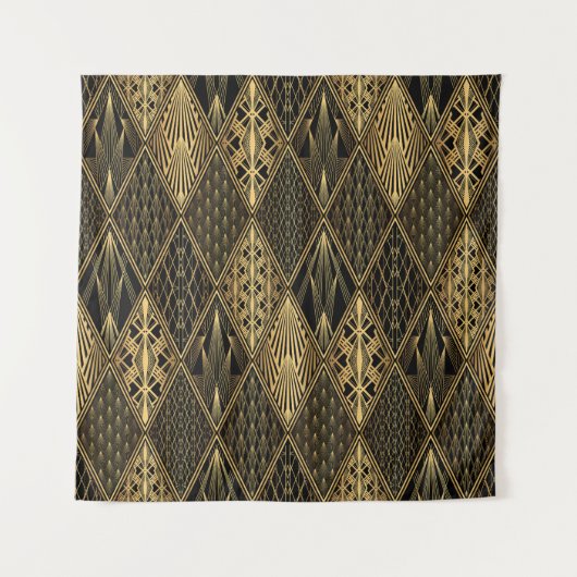 Tenture Art Déco Black Gold Elegance (Devant)