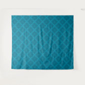 Tenture Art déco bleu géométrique (Devant (Horizontal))