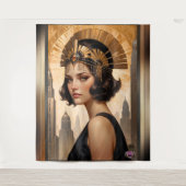 Tenture Art déco Damsel AI Concept Art by Xzendor7 (Devant)