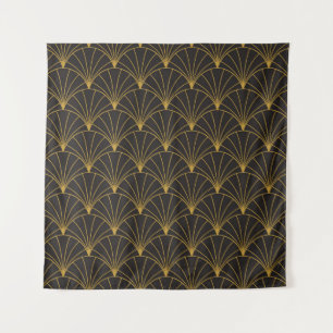 Tenture Art Déco géométrique, vintage motif sans couture.