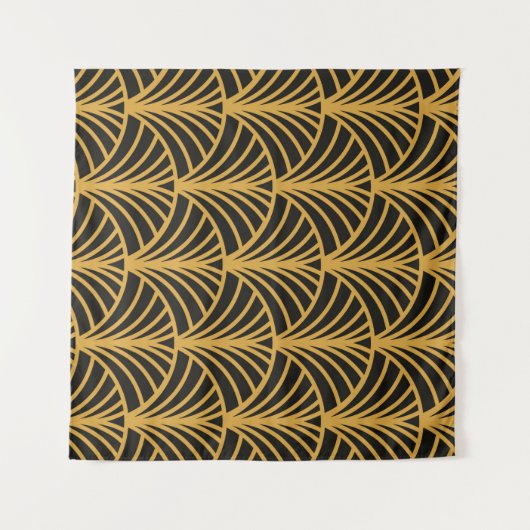 Tenture Art Deco pattern. decoration ornament.  (Devant (Horizontal))