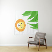 Tenture art du lion (En situation (horizontale))