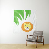 Tenture art du lion (En situation)