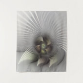 Tenture Art fractal de forme 3D abstraite moderne (Devant)