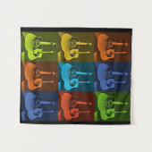 Tenture Art guitare (Devant (Horizontal))