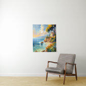 Tenture Art impressionniste de la côte méditerranéenne (En situation)