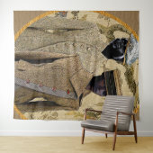 Tenture Art LGBT afrocentrique (En situation (horizontale))