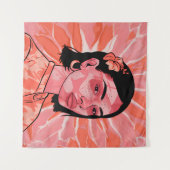 Tenture Art minimaliste boho féminin moderne (Devant (Horizontal))