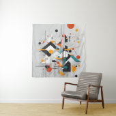Tenture Art moderne Abstrait (En situation)