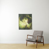 Tenture Art mystique de l'Imaginaire de la fée de l'arbre (En situation)