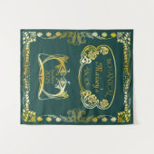 Tenture Art nouveau Couverture du livre Motifs botaniques  (Devant (Horizontal))