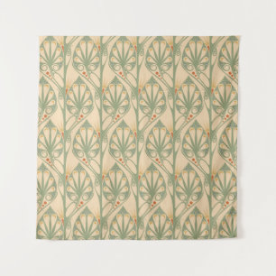 Tenture Art Nouveau, Retro Fond d'écran design.
