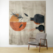 Tenture Art numérique d'illustration (En situation)