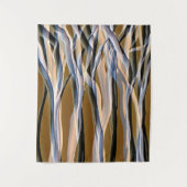 Tenture Art original Forêt magique Arbres Nature Abstraite (Devant)