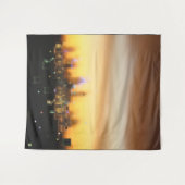 Tenture Art pixel des lumières de la ville (Devant (Horizontal))