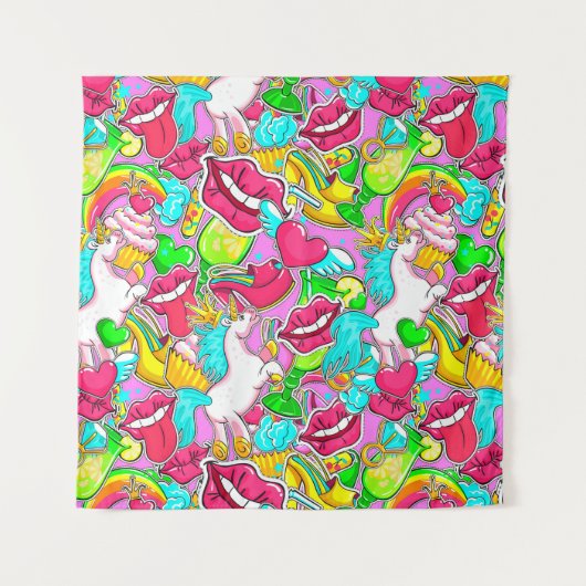 Tenture Art pop (Devant)