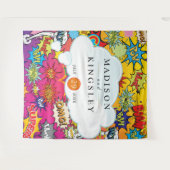 Tenture Art Pop Comic 💥🎨 Graffiti de Mariage (Devant (Horizontal))