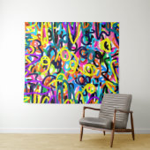 Tenture Art pop en gras (En situation (horizontale))