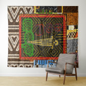 Tenture Art populaire africain (En situation (horizontale))
