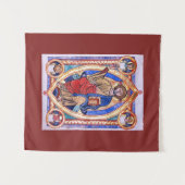 Tenture Art religieux chrétien Christ en Majesté (Devant (Horizontal))