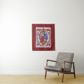 Tenture Art religieux chrétien Christ en Majesté (En situation)