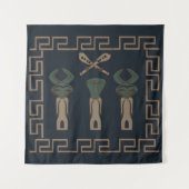 Tenture art tribal africain Abstrait (Devant)