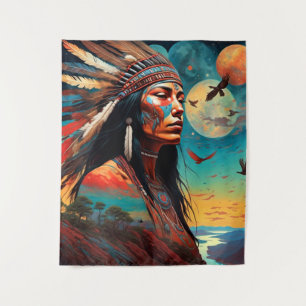 Tenture Art tribal autochtone
