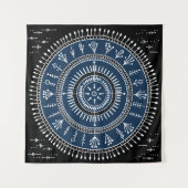 Tenture Art tribal Warli (Devant (Horizontal))