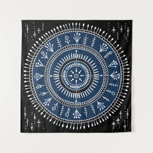 Tenture Art tribal Warli (Devant)