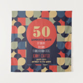 Tenture Art vectoriel Abstrait (Devant)