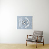 Tenture Art Vivant Fidèle - Teacup avec Croix et Dove (En situation (horizontale))